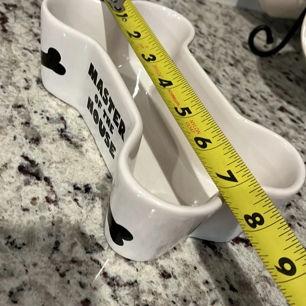 Master of the house, ceramic dog bowl